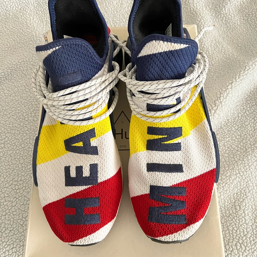 PHARRELL X BILLIONAIRE BOYS CLUB X NMD HUMAN RACE TRAIL SIZE 12 - Picture 5 of 13
